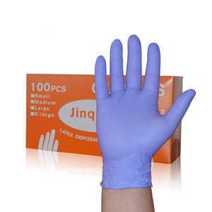 Black nitrile nitrile disposable gloves